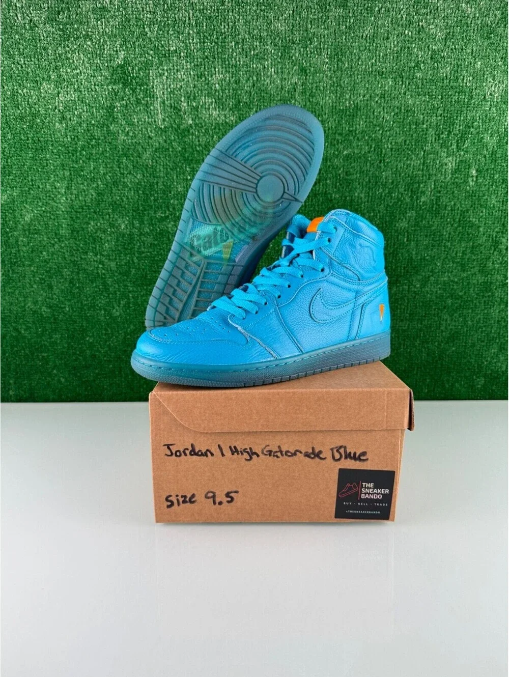 Size 9.5 - Air Jordan 1 Retro OG G8RD High Blue Lagoon
